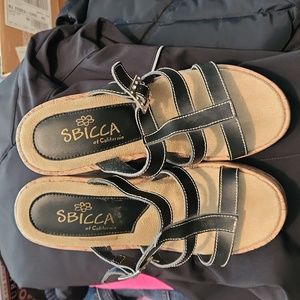 Cork High wedge Sbicca Sandals